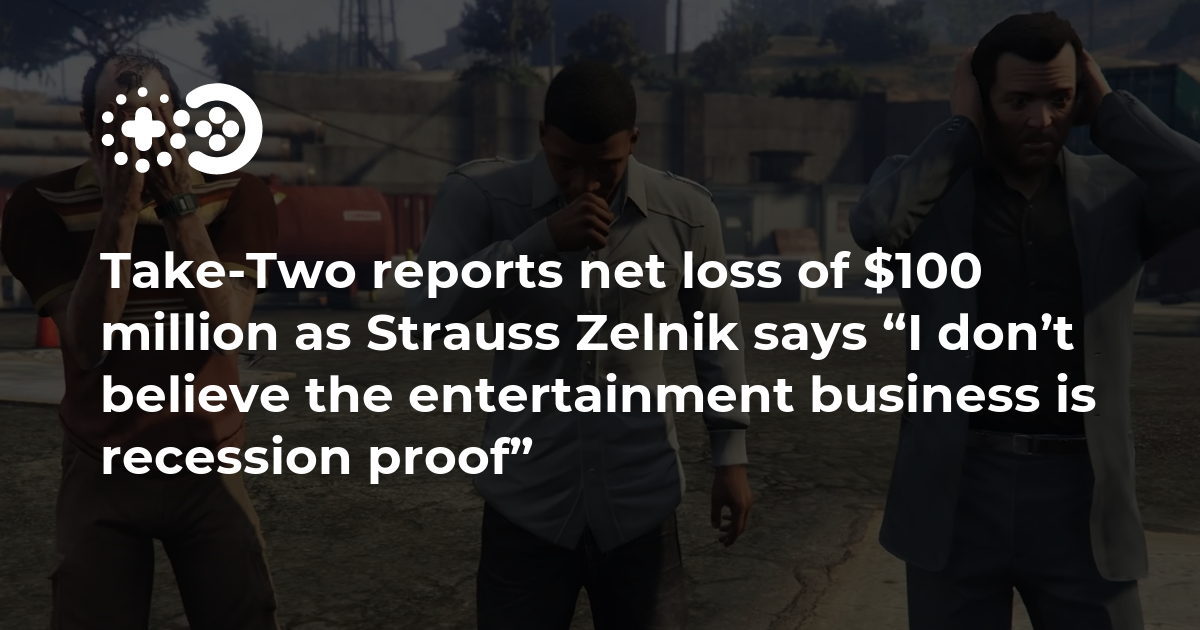 Cover of Take-Two Reports Net Loss of $100 Million