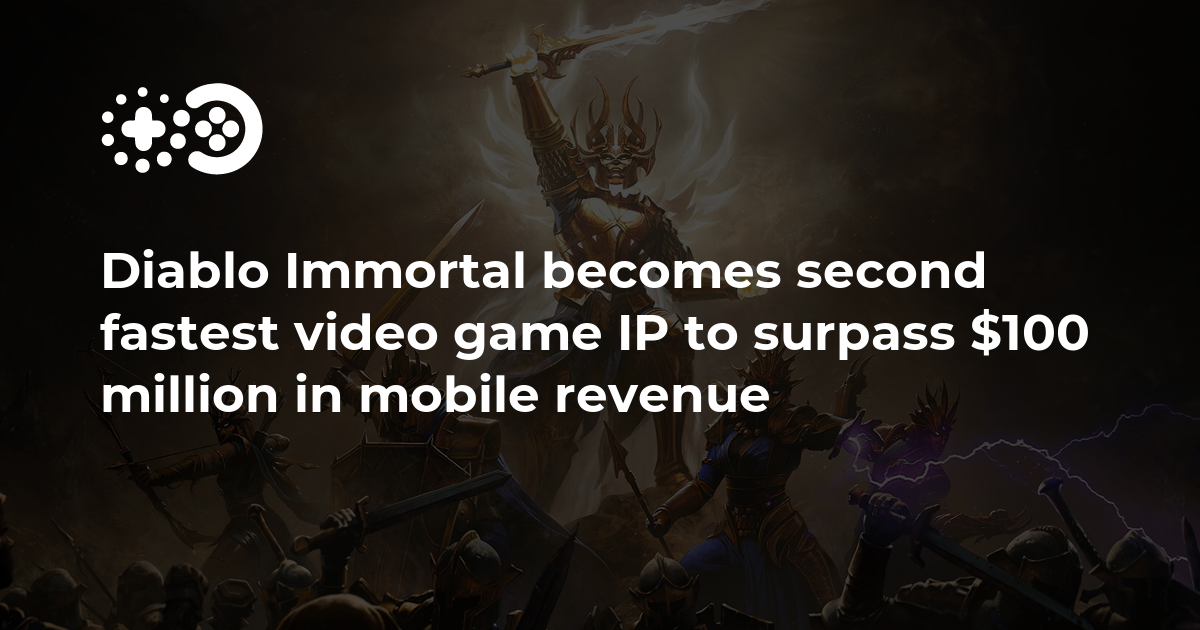 Cover of Diablo Immortal Becomes Second Fastest Video Game IP to Surpass $100 Million in Mobile Revenue