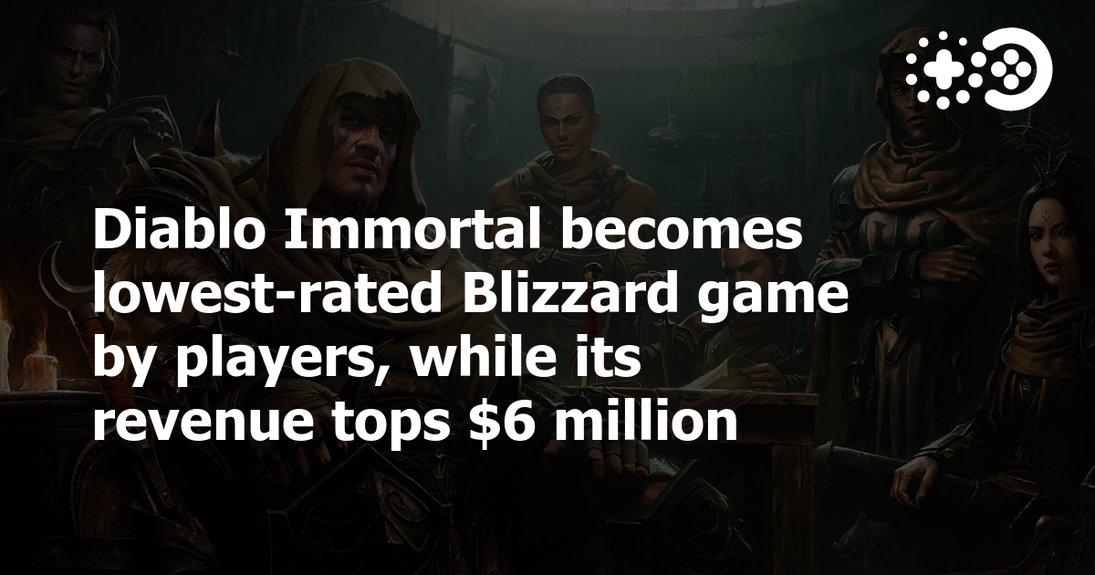 Cover of Diablo Immortal Becomes Lowest-Rated Blizzard Game by Players, While Its Revenue Tops $6 Million