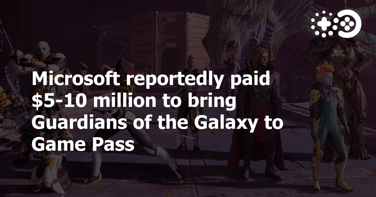 Cover of Microsoft Reportedly Paid $5-10 Million to Bring Guardians of the Galaxy to Game Pass