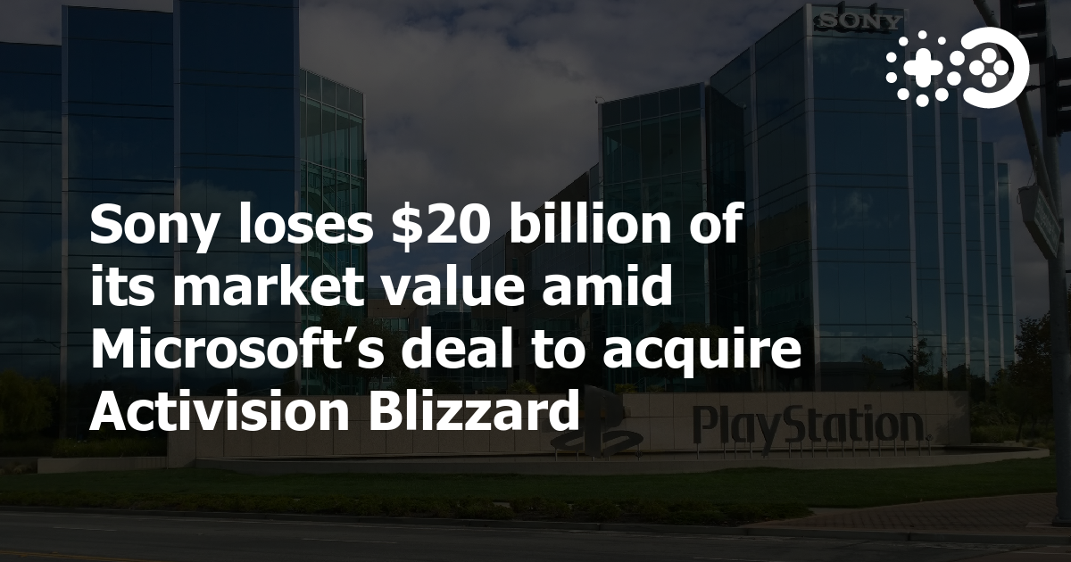 Cover of Sony Loses $20 Billion of Its Market Value Amid Microsoft’s Deal to Acquire Activision Blizzard