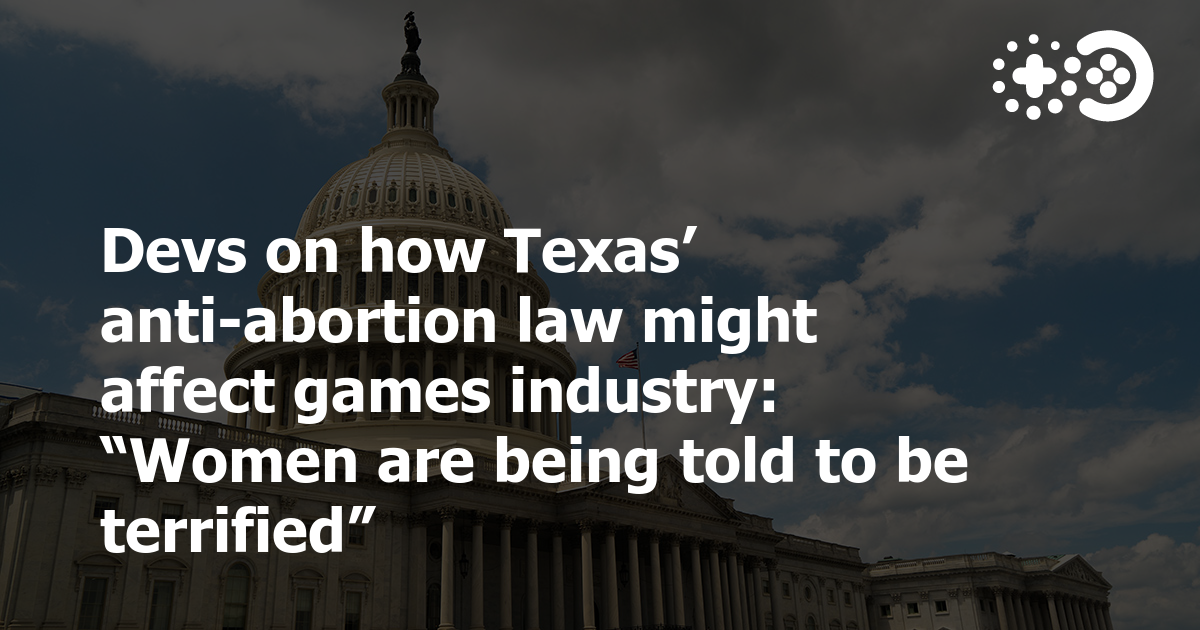 Cover of Devs on How Texas’ Anti-Abortion Law Might Affect Games Industry