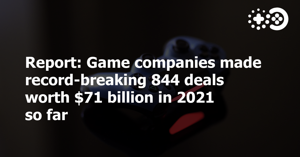 Cover of Game Industry Consolidation Report 2021