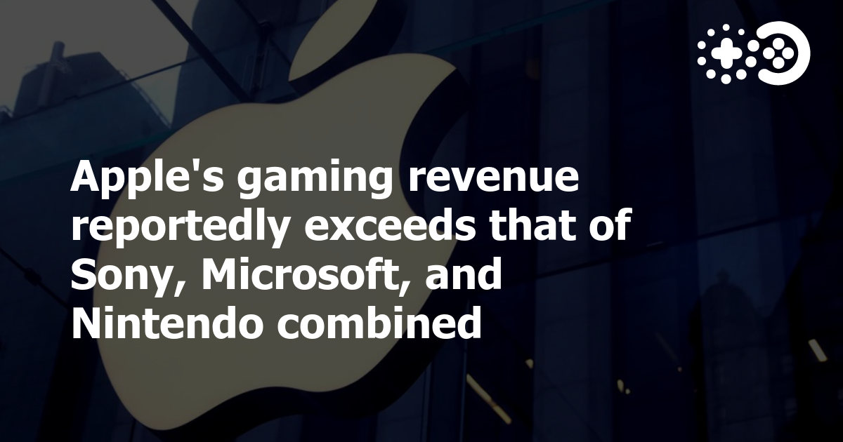 Cover of Apple’s Gaming Revenue Reportedly Exceeds That of Sony, Microsoft, and Nintendo Combined