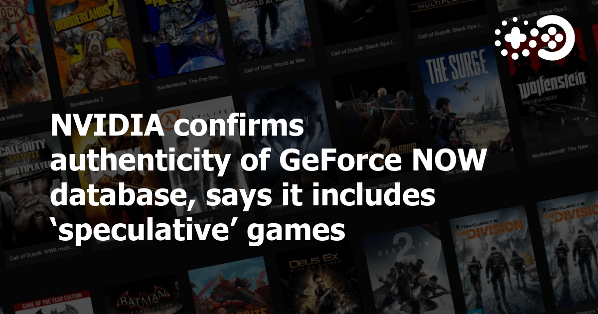 Cover of NVIDIA Confirms Authenticity of GeForce NOW Database