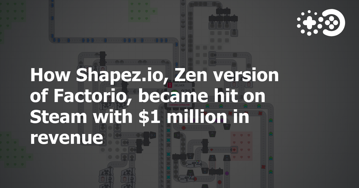 Cover of How Shapez.io, Zen Version of Factorio, Became a Hit on Steam