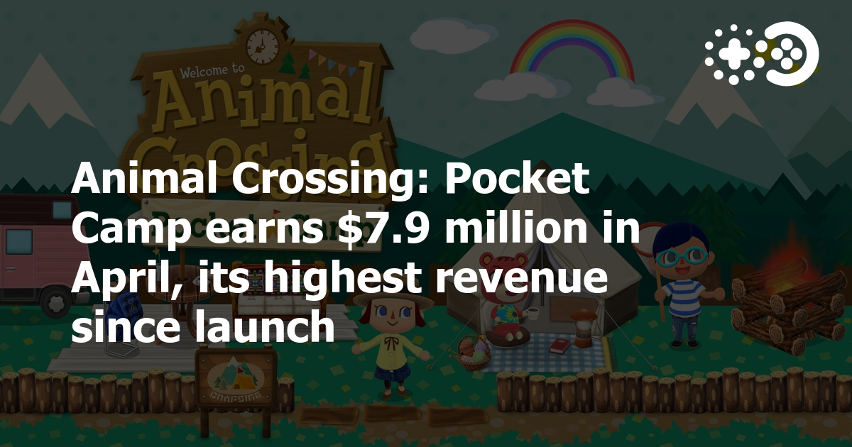 Cover of Animal Crossing: Pocket Camp Earns $7.9 Million in April