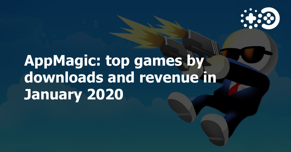 Cover of Top Games by Downloads and Revenue: January 2020