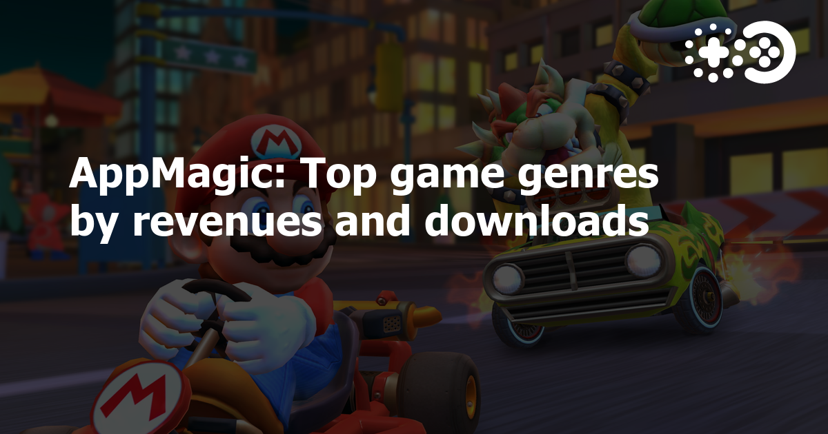 Cover of Top Game Genres by Revenues and Downloads