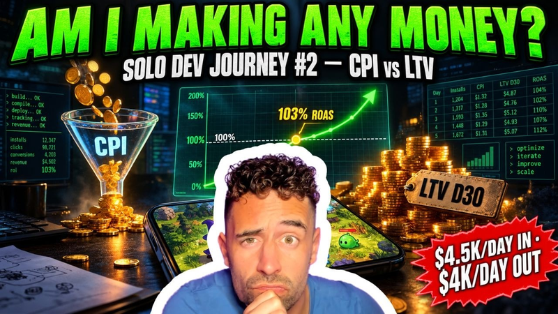 Cover of 🧙 Solo Dev Journey #2: Am I Making ANY Money?