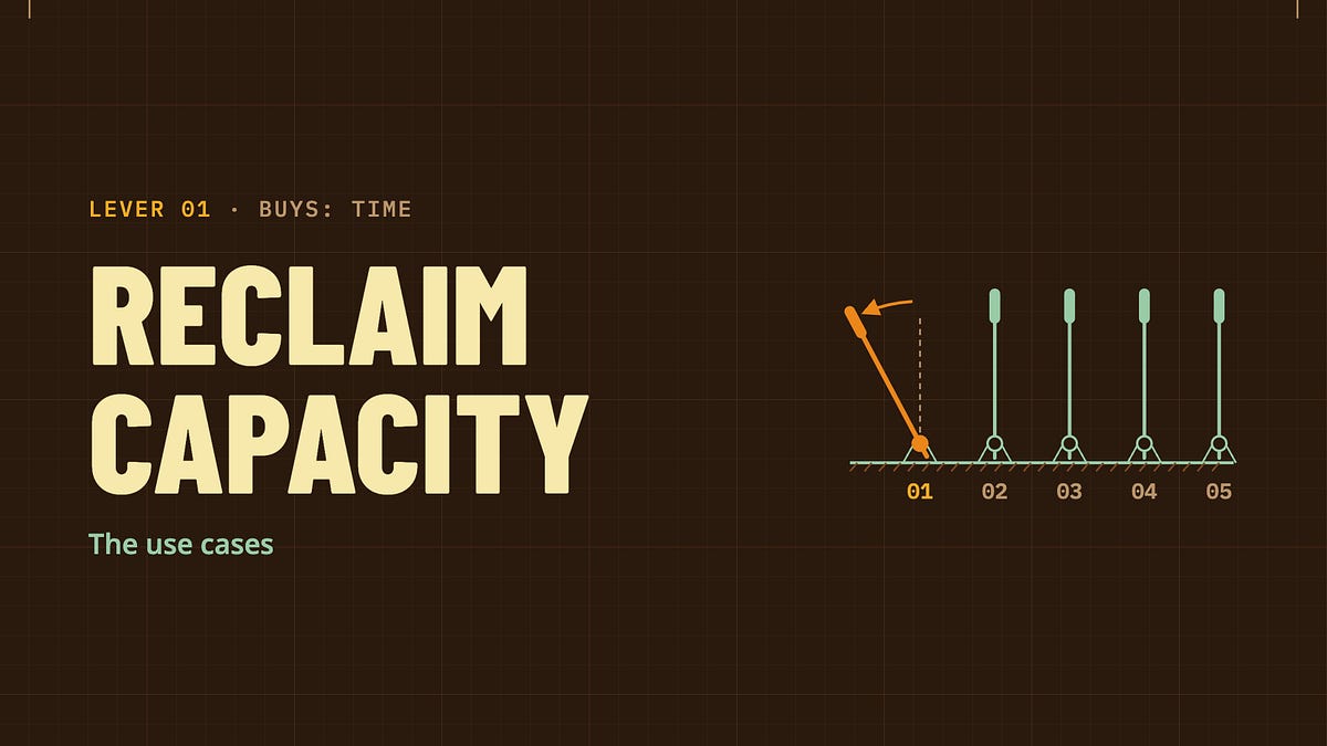 Cover of Lever 1 Case Study: Reclaim Capacity