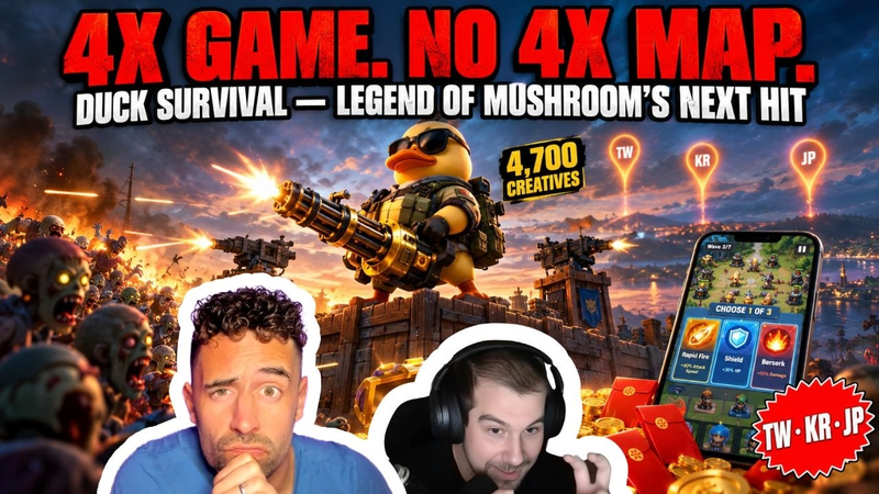 Cover of 🦆 Duck Survival: The Legend of Mushroom Team Plays a 4X Game Without the 4X Map