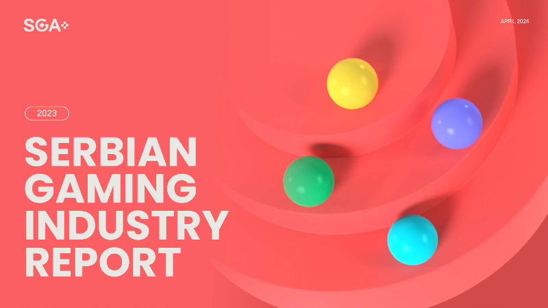Cover of Serbian Gaming Industry Report 2023