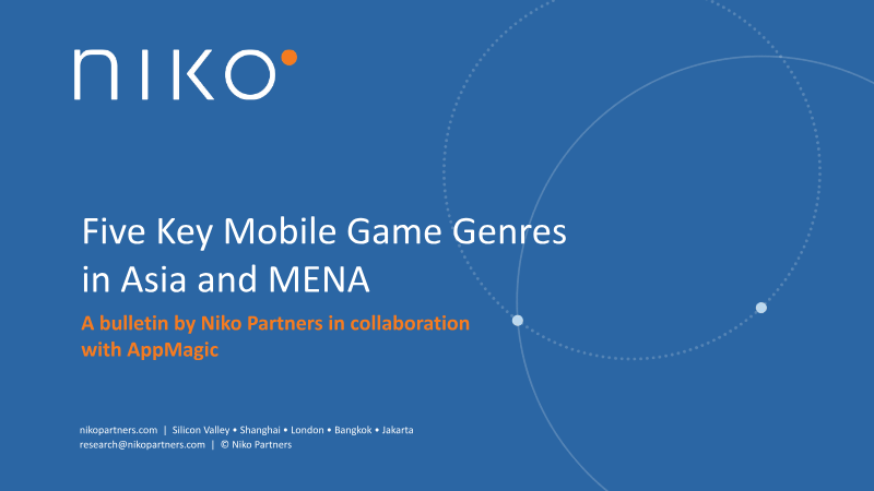Cover of Five Key Mobile Game Genres in Asia and MENA